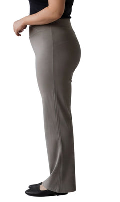 Women's Bootcut Flare Leggings — Pull-On Cotton Stretch with Crossover Waist