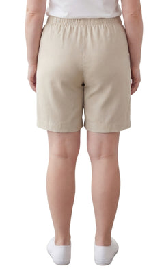 Women's Pull-On Denim and Twill Shorts — Stretch Waist No Zipper