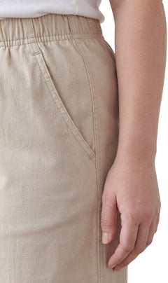 Women's Pull-On Denim and Twill Shorts — Stretch Waist No Zipper
