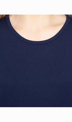Women's Short Sleeve Crew Neck T-Shirt — Relaxed Fit Cotton Blend