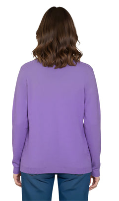 Women's Faux Pearl Button Cardigan — Cashmere-Like Soft Knit