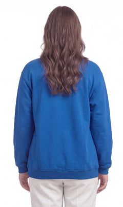 Women's Snap Up Jacket with Stand Collar and Patch Pockets