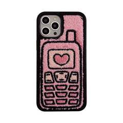 Embroidered Towel Cell Phone Case