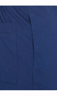 Men's Pull-On Elastic Waist Knit Pants — Relaxed Fit Lounge Pants