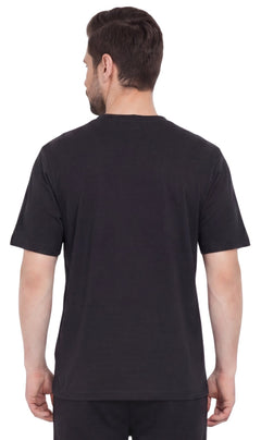 Men's Heavyweight Short Sleeve V-Neck T-Shirt with Chest Pocket