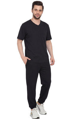Men's Heavyweight Short Sleeve V-Neck T-Shirt with Chest Pocket