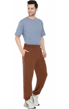 Men's Pull-On Elastic Waist Knit Pants — Relaxed Fit Lounge Pants