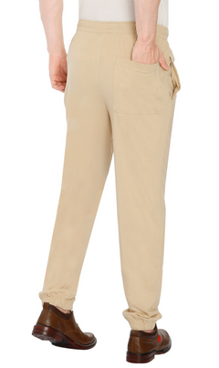 Men's Pull-On Elastic Waist Knit Pants — Relaxed Fit Lounge Pants
