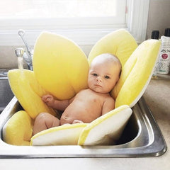 Cute Cartoon Sunflower Bath Cushion for Babies