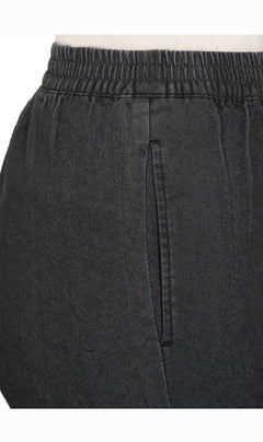 Women's Easy Pull-On Bermuda Shorts in Denim and Twill-Brandy Journey