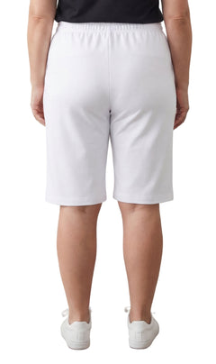 Women's Easy Pull-On Bermuda Shorts in Denim and Twill-Brandy Journey