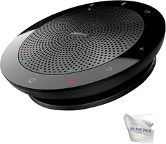 Jabra Speak 510 Bluetooth USB Speakerphone - Teams Version Speaker for Laptop Mobile - Enhances Conferencing Audio Phone Calls Ideal for Zoom w Cloth Gold Support Plan