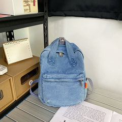 Cute Small Denim Backpacks for Women and Girls