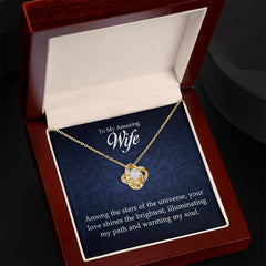 À Ma Merveilleuse Épouse - Collier Nœud d'Amour