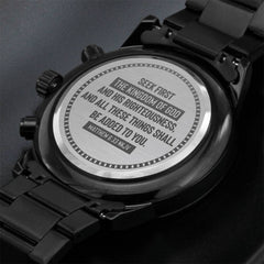 Seek First the Kingdom of God (Matthew 633)  Men's Watch