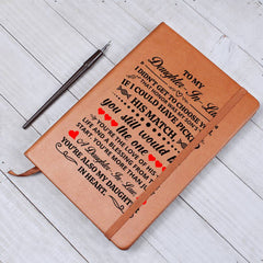 À ma belle-fille Honor – Carnet en cuir