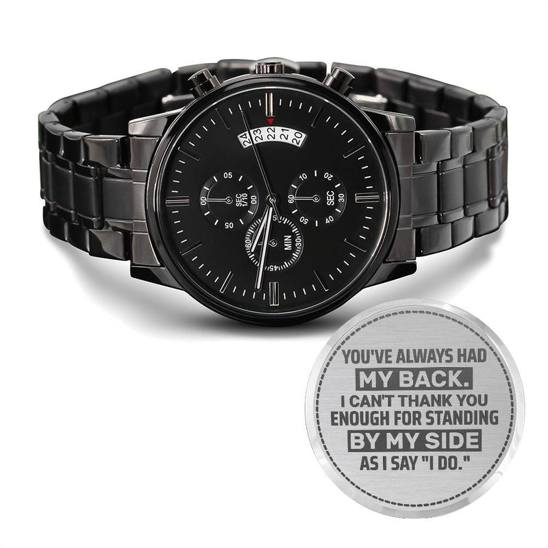 Garçon d'honneur, tu m'as toujours soutenu – Montre pour homme