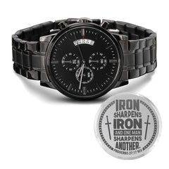 Iron Sharpens Iron (Proverbs 2717)  Men's Watch