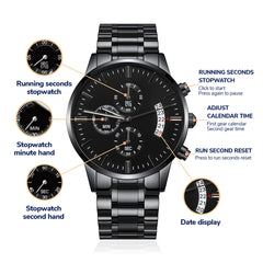 Iron Sharpens Iron (Proverbs 2717)  Men's Watch