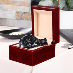 Iron Sharpens Iron (Proverbs 2717)  Men's Watch