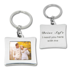 Elechobby Drive Safe Keychain I Need You Here With Me Gifts for Husband Dad Boyfriend Gifts Valentines Day Fathers day BirthdayGift (drive safe photo)