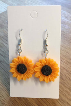Korean Style Vintage Sunflower Flower Earrings