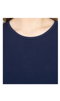 Women's 3/4 Sleeve Crew Neck Top — Comfortable Jersey Knit