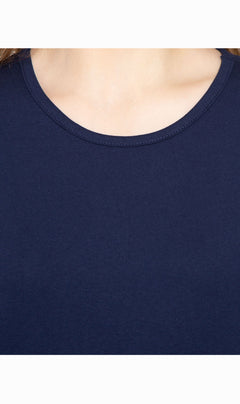 Women's Short Sleeve Crew Neck T-Shirt — Relaxed Fit Cotton Blend