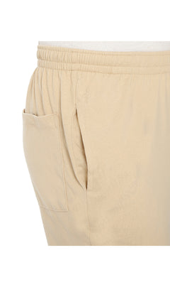 Men's Pull-On Elastic Waist Knit Pants — Relaxed Fit Lounge Pants