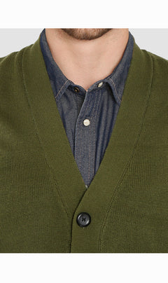 Men's Cashmere-Like Button Front Flat Knit Sweater Vest with Chest Pockets