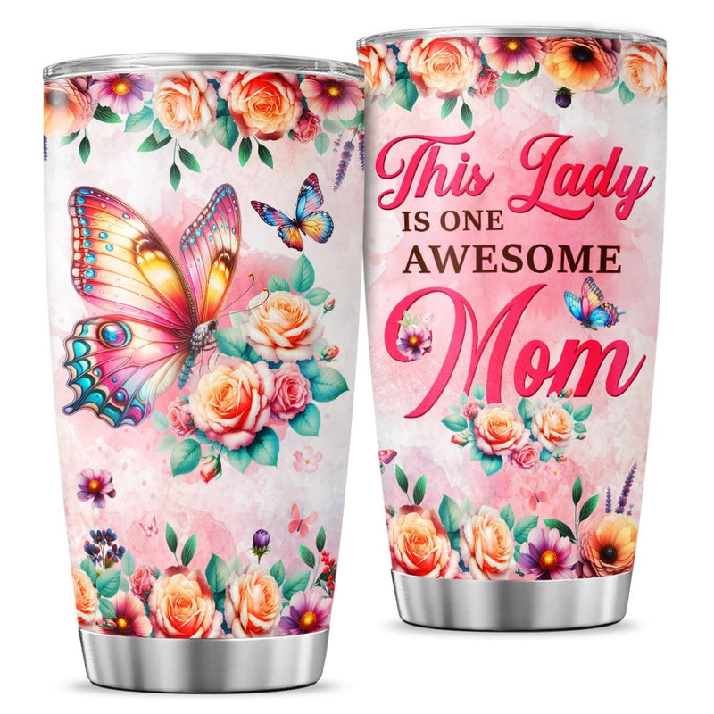 Butterfly Mom Insulated Tumbler 20 oz