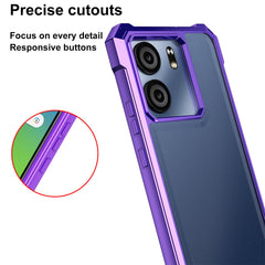 Ailiber for BLU View 5 Case, BLU View5 B160V Clear Phone Case, Transparent [Anti Yellowing], with [Screen Protector], Dual Layer Shockproof Bumper, Silicone Cell Phone Case-Gold