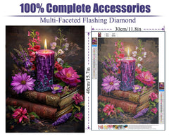 GQYCZZ Gothic Diamond Art Kits for Adults-THE Bitch Tarot Diamond Painting Kits for Adults Beginners, 5D DIY Full Drill Round Rhinestone Gem Art Crafts Paintings for Home Wall Decor 12"x16"