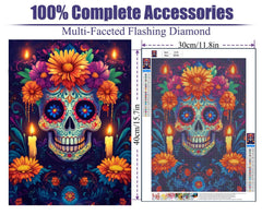 GQYCZZ Gothic Diamond Art Kits for Adults-THE Bitch Tarot Diamond Painting Kits for Adults Beginners, 5D DIY Full Drill Round Rhinestone Gem Art Crafts Paintings for Home Wall Decor 12"x16"