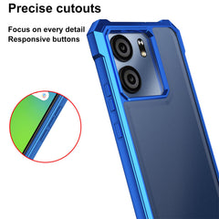 Ailiber for BLU View 5 Case, BLU View5 B160V Clear Phone Case, Transparent [Anti Yellowing], with [Screen Protector], Dual Layer Shockproof Bumper, Silicone Cell Phone Case-Gold