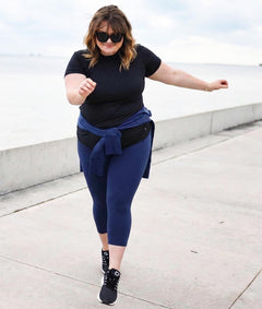 Plus Size High-Waist Capri Leggings — 3-Pack (XL–4X)