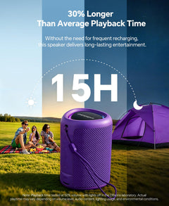 Portable Bluetooth Speaker Beach Essentials: Powerful Crystal Clear Sound/Dynamic Light/IPX5 Waterproof/All Day Playtime/Wireless BT 5.3/TWS Paring, Mom Gifts, Outdoor|Travel|Camping|Pool Accessories