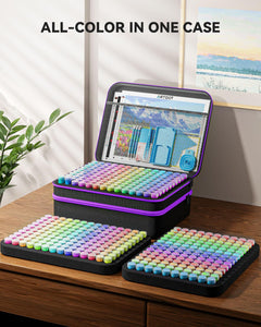 ARTDOT 60 Slots Storage Container for Diamond Art Kits for Adults, Portable Bead Storage Boxes for Diamond Painting Accessories and Tools