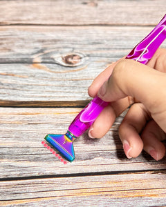 Diamond Art Pens Tools Diamond Painting Accessories Kits with Screw Metal Tip Roller Diamond Painting Pen Drill Bead Dot Pens for Art Craft Nail (Purple Pen Color 6)
