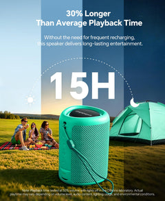 Portable Bluetooth Speaker Beach Essentials: Powerful Crystal Clear Sound/Dynamic Light/IPX5 Waterproof/All Day Playtime/Wireless BT 5.3/TWS Paring, Mom Gifts, Outdoor|Travel|Camping|Pool Accessories