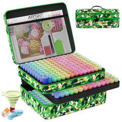 ARTDOT 60 Slots Storage Container for Diamond Art Kits for Adults, Portable Bead Storage Boxes for Diamond Painting Accessories and Tools