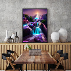 KINPLUB Moonlight Beach Diamond Painting Kits for Adults, 5D Seaside Moon Diamond Art Kits for Beginners, DIY Full Drill Paint with Diamond, Home Wall Decor 12 x 16 Inch
