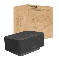 Logitech - Logi Dock All-in-One USB C Laptop Docking Station Speakerphone Noise Canceling Mics Bluetooth HDMI for Windows/macOS Certified for Microsoft Teams
