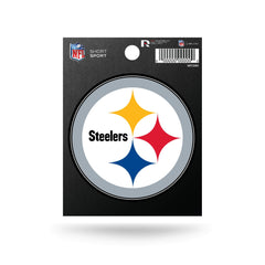 Rico Industries NFL Football Pittsburgh Steelers Short Sport Decal 3.75 x 4.75 Die Cut Team Logo Short Sport Decal