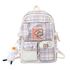 Stylish Ins Backpacks for High School and College Students