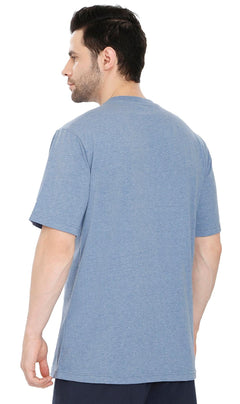 Men's Heavyweight Short Sleeve Crew Neck T-Shirt with Chest Pocket