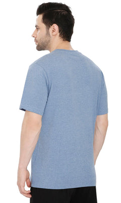 Men's Heavyweight Short Sleeve Crew Neck T-Shirt — Relaxed Fit Solid Color