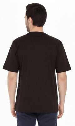 Men's Heavyweight Short Sleeve Crew Neck T-Shirt with Chest Pocket