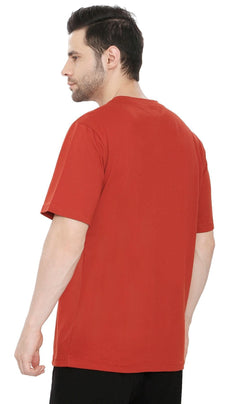 Men's Heavyweight Short Sleeve Crew Neck T-Shirt — Relaxed Fit Solid Color