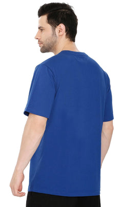 Men's Heavyweight Short Sleeve Crew Neck T-Shirt — Relaxed Fit Solid Color